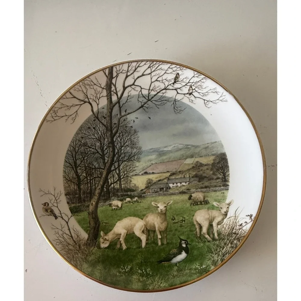 Royal Doulton The Farm Year Spring Lambs Plate